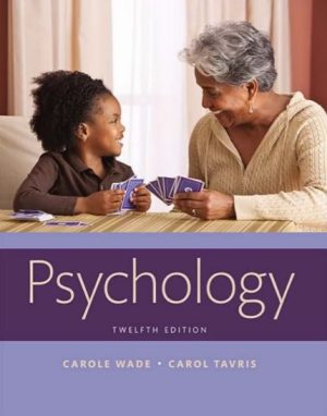 9780134377797: Psychology 12th Edition By Carole Wade Carol Tavris PDF