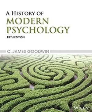 A History of Modern Psychology 5th Edition By James Goodwin – eBook PDF