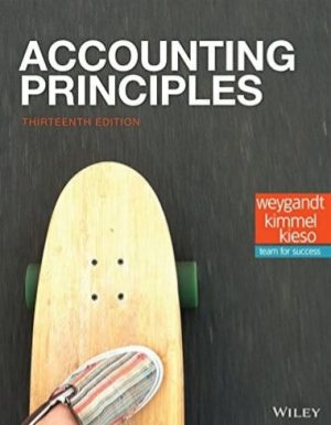 Accounting Principles (13th Edition) – Weygandt, Kimmel, Kieso – eBook PDF