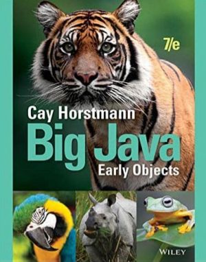 Big Java Early Objects 7th Edition PDF ISBN 9781119499091
