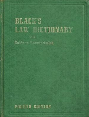 Black's Law Dictionary 4th Edition PDF