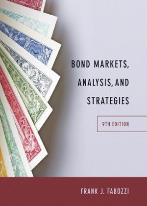 Bond Markets, Analysis, and Strategies (9th Edition) – eBook PDF