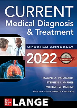 CURRENT Medical Diagnosis and Treatment 2022 61st Edition PDF EPUB EBOOK