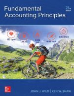 Fundamental Accounting Principles 24th Edition John J. Wild, ISBN-13: 978-1259916960