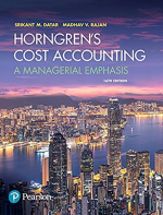 Horngren's Cost Accounting A Managerial Emphasis 16th Edition eBook