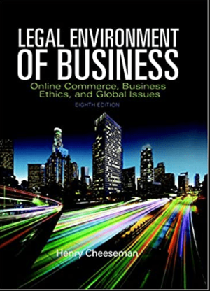 Legal Environment of Busines Online Commerce, Ethics, and Global Issues 8th Edition PDF EBOOK EPUB