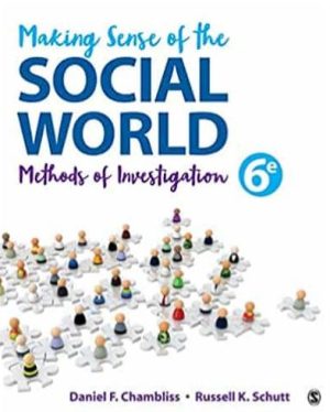 Making Sense of The Social World 6th Edition PDF