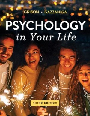 Psychology in Your Life 3rd Edition eBook