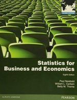 Statistics for Business and Economics 8th GLOBAL Edition, ISBN-13: 978-0273767060