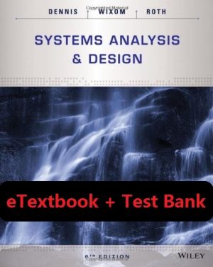 Systems Analysis and Design 6th Edition eTextbook + Test Bank