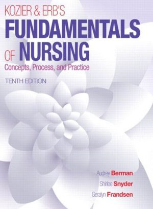 kozier & erb's fundamentals of nursing isbn-13: 9780133974362