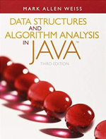 Data Structures and Algorithm Analysis in Java 3rd Edition, ISBN-13: 978-0132576277