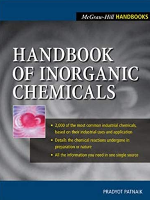 Handbook of Inorganic Chemicals 1st Edition Pradyot Patnaik, ISBN-13: 978-0070494398