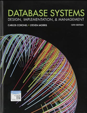 Database Systems: Design, Implementation, & Management 13th Edition ISBN-13 ‏ : ‎ 978-1337627900 PDF eBook EPUB