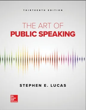 The Art of Public Speaking 13th Edition : ‎ 9781259924606