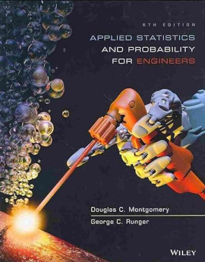 Applied Statistics and Probability for Engineers 6th Edition solutions
