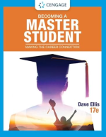 Becoming a Master Student: Making the Career Connection 17th Edition