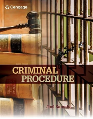 Criminal Procedure 10th Edition by Joel Samaha 9781305969001 ebook pdf