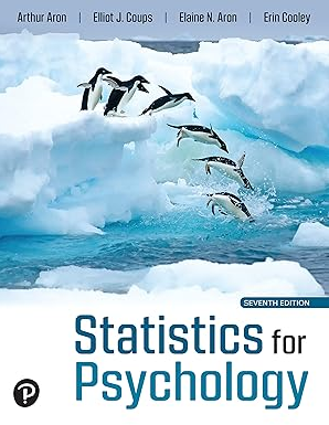 Statistics for Psychology 7th Edition eBook pdf