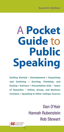A Pocket Guide to Public Speaking Seventh Edition eBook pdf